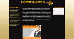 Desktop Screenshot of invest-in-gold.org